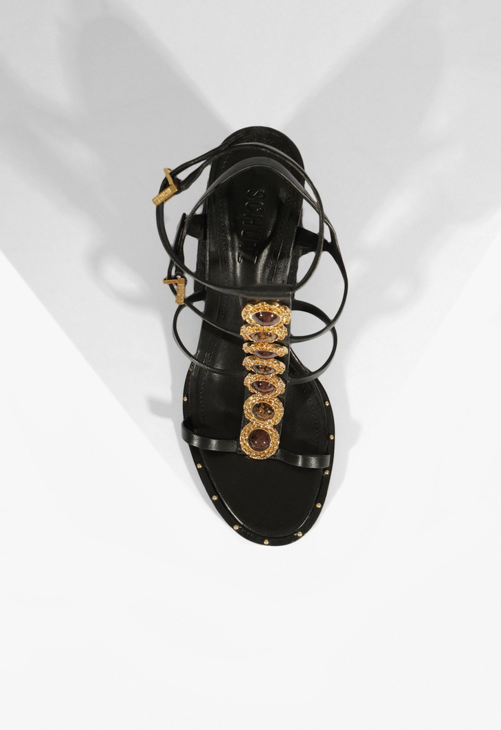 Sandália Block Heel Summer Preta