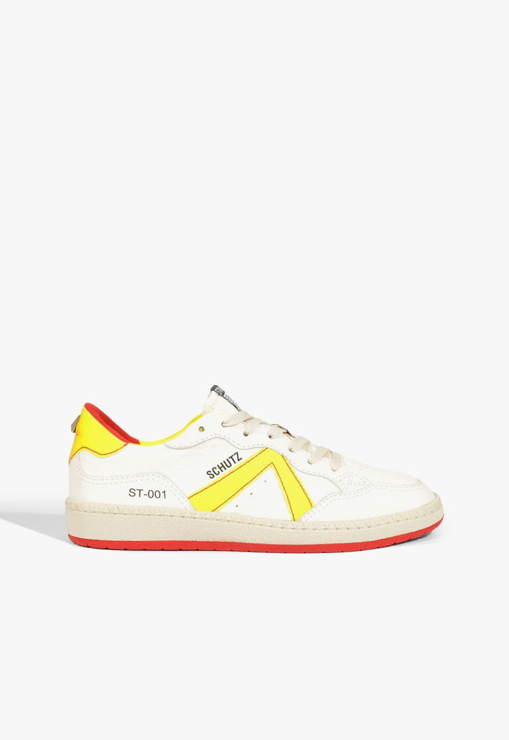 Tênis Schutz ST 001 Branco e Laranja
