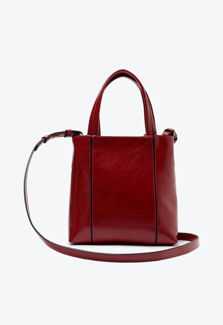 Bolsa Tote Média Madri Chaveiro Vermelha