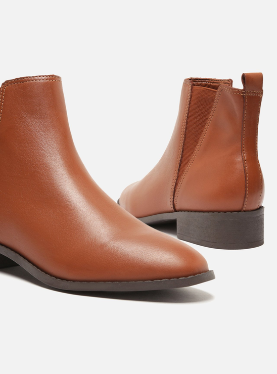 Bota Marrom Cano Médio