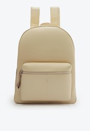 Mochila Branca Anacapri Grande Detalhe Nude