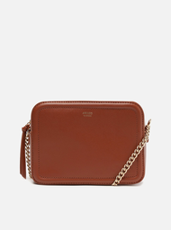 Bolsa Tiracolo Marrom Arezzo Corrente Pequena