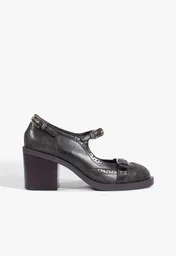 Oxford Dafne Salto Alto Preto | ZZ MALL