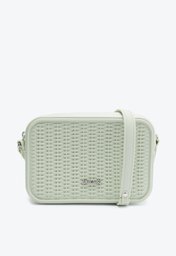 Bolsa Verde Anacapri Crossbody Média Tressê Injetada