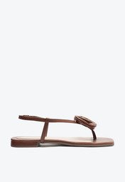 Sandália Marrom Anacapri Slim Flor