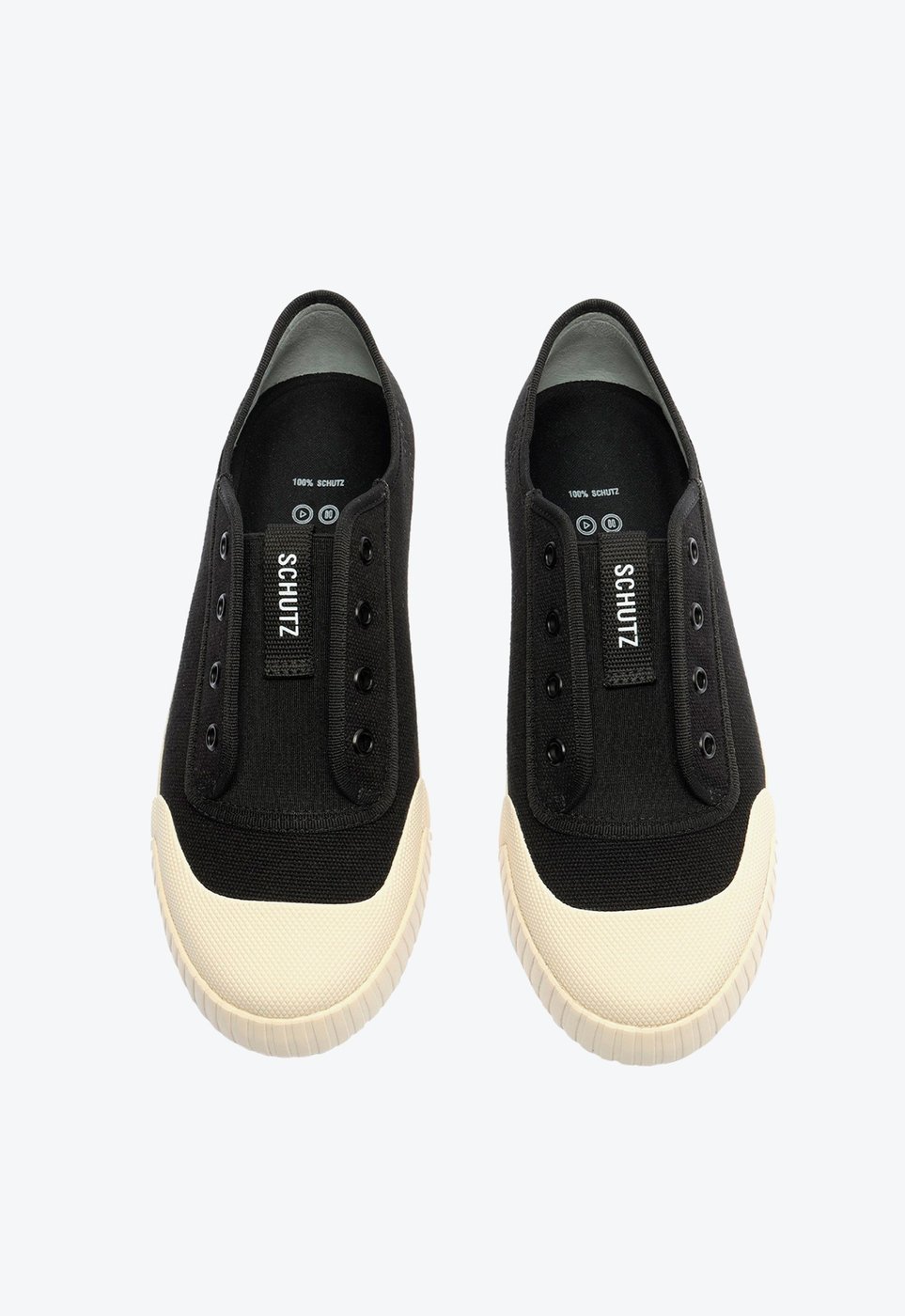 Tênis Preto E Off-white Schutz Smash | ZZ MALL