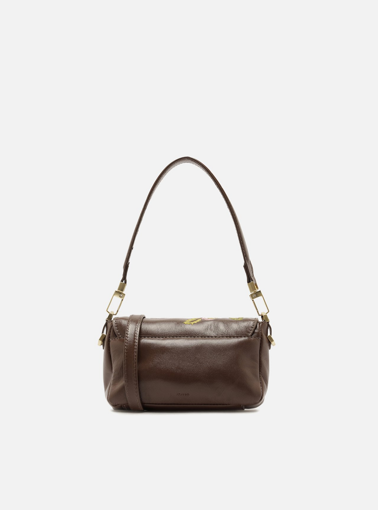 Bolsa Tiracolo Marrom Couro Pequena | ZZ MALL
