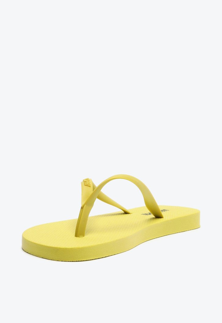 Kit Anacapri Chinelo Branco E Bolsa Verde Citron Flork