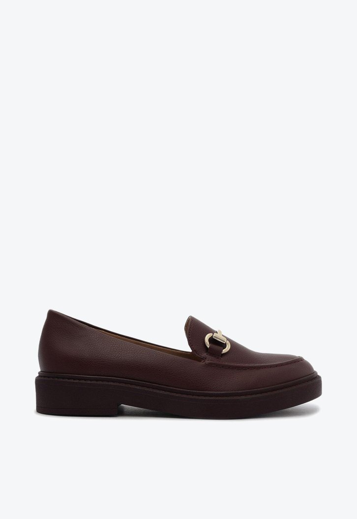 Mocassim Flatform Roxo Anacapri Bridão