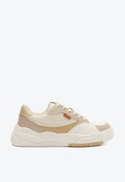 Tênis De Amarrar Branco E Anacapri Recortes Stylish Rosê
