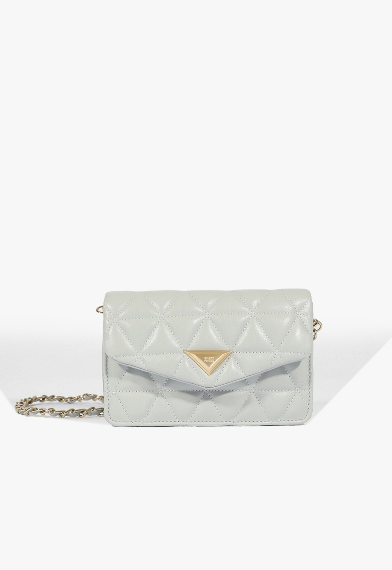 Bolsa Tiracolo Mini 944 Couro Azul Clara | ZZ MALL