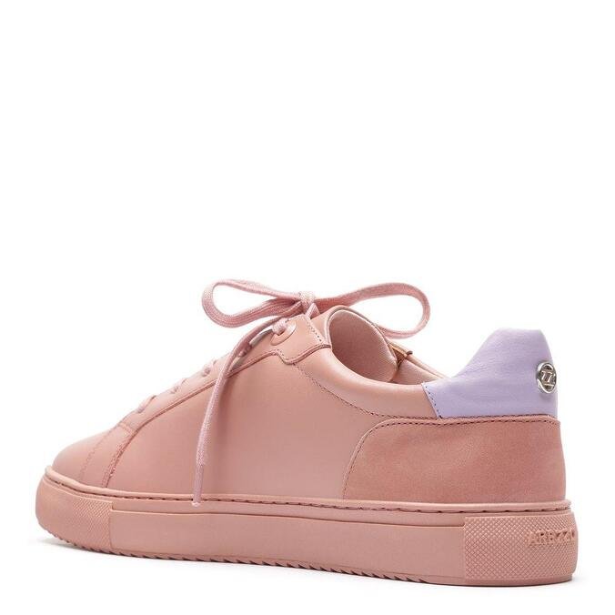 Tênis Arezzo Rosa Couro Solado Alto Lilás | ZZ MALL
