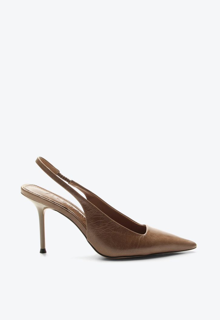 マロン Slingback Yasmin Marrom | ZZ MALL