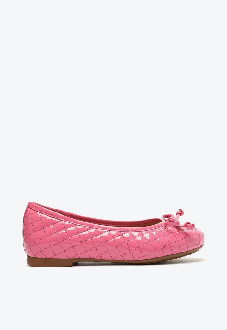 Sapatilha Infantil Pink Arezzo Matelassê Bico Redondo