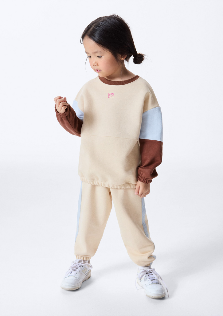 Conjunto Nude Hering Infantil Toddler Menina Regular Jogger