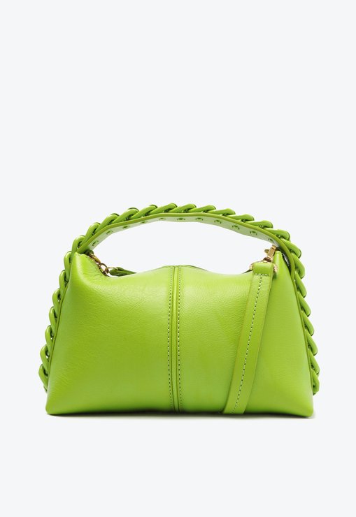 Bolsa Mini Hobo Randall Couro Verde