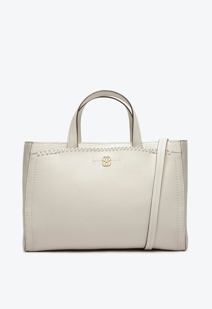 Bolsa Tote Grande Tamis Couro Branca
