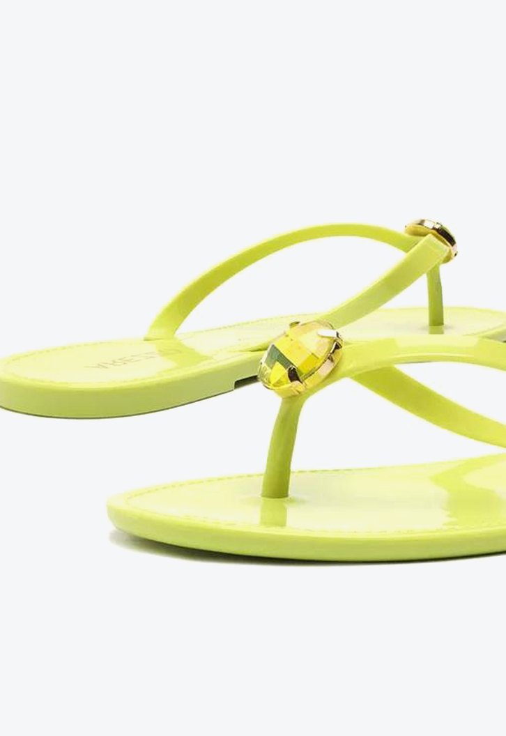Chinelo Verde Arezzo Injetado Pedra Wishes