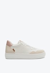 Tênis De Amarrar Branco E Rosa Anacapri Nati