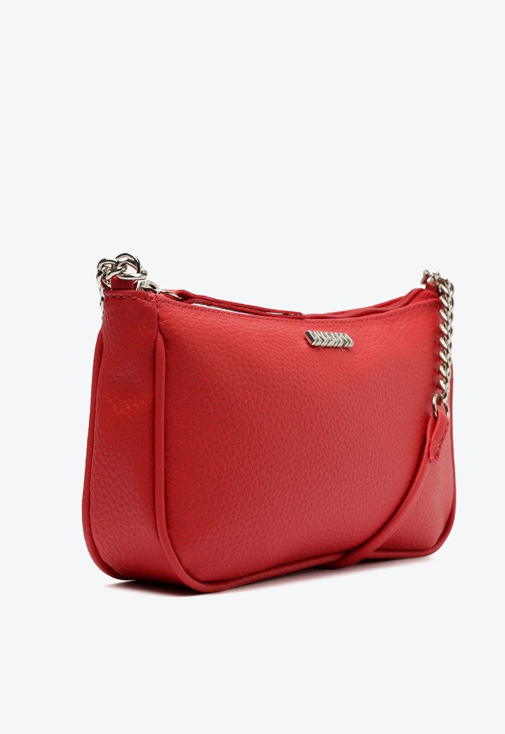 user_1314！ Bolsa Tiracolo Média Snake Vermelha | ZZ MALL