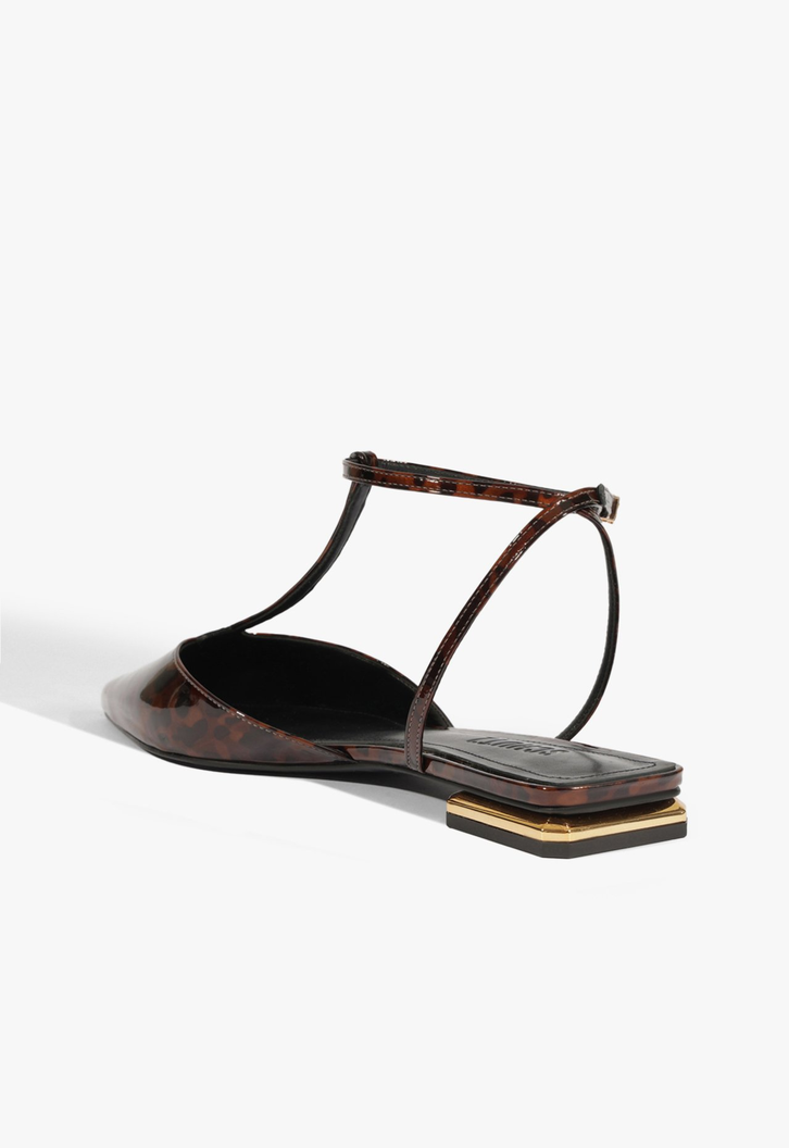 Sapatilha Verniz Animal Print