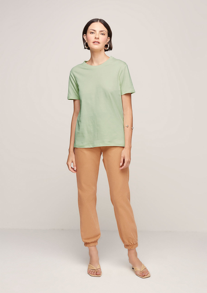 Blusa Verde Dzarm Manga Curta