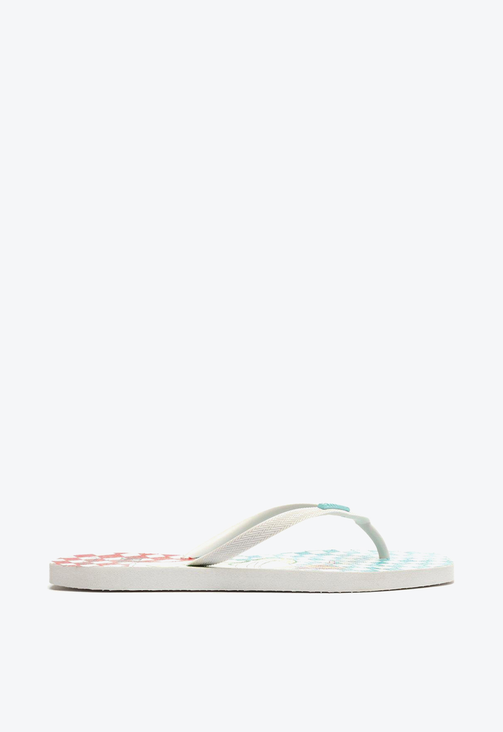 Chinelo De Dedo Estampado Brizza Square