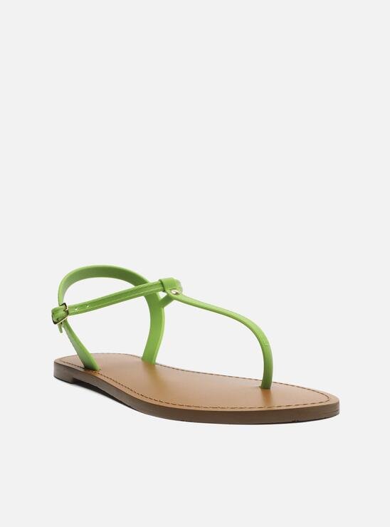 SANDÁLIA RASTEIRA VERDE AREZZO INJETADA SLIM