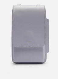 Mini Bag Porta-celular Lilás Arezzo Couro Giorno