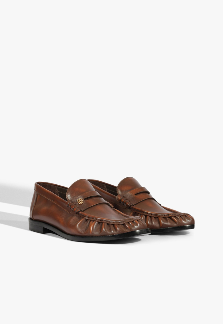 Mocassim Couro Marrom