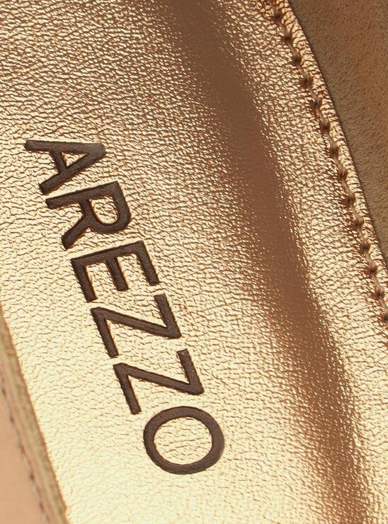MOCASSIM ROSÊ AREZZO COURO BICO QUADRADO COSTURAS