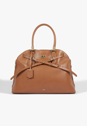 Bolsa Tote Grande Lorena Soft Couro Marrom