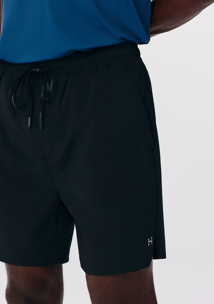 Bermuda Esportiva Preta Hering Masculina Secagem Rápida