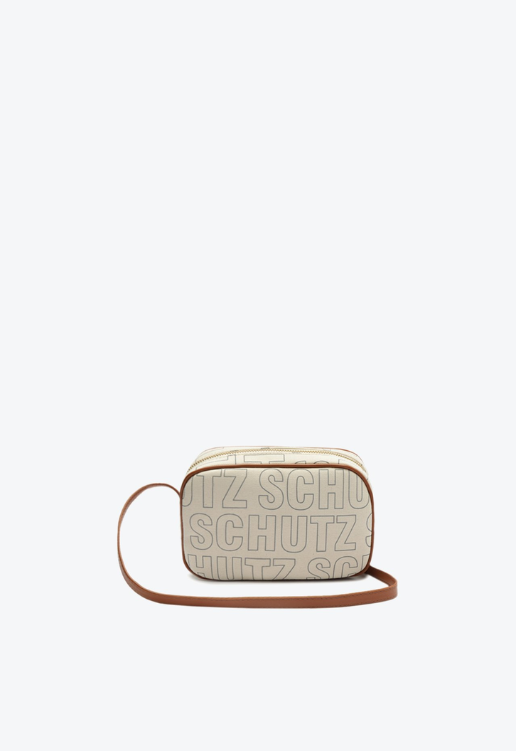 Bolsa Tiracolo Marrom Schutz Pequena Guilhermina Cru