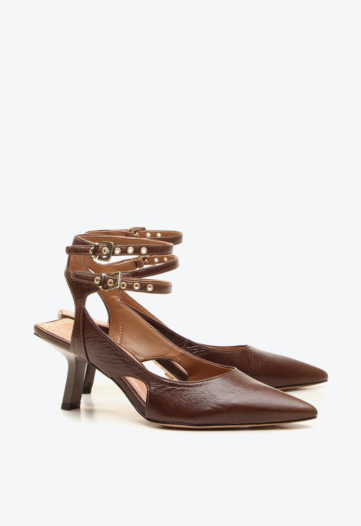 Slingback Eilleen Marrom
