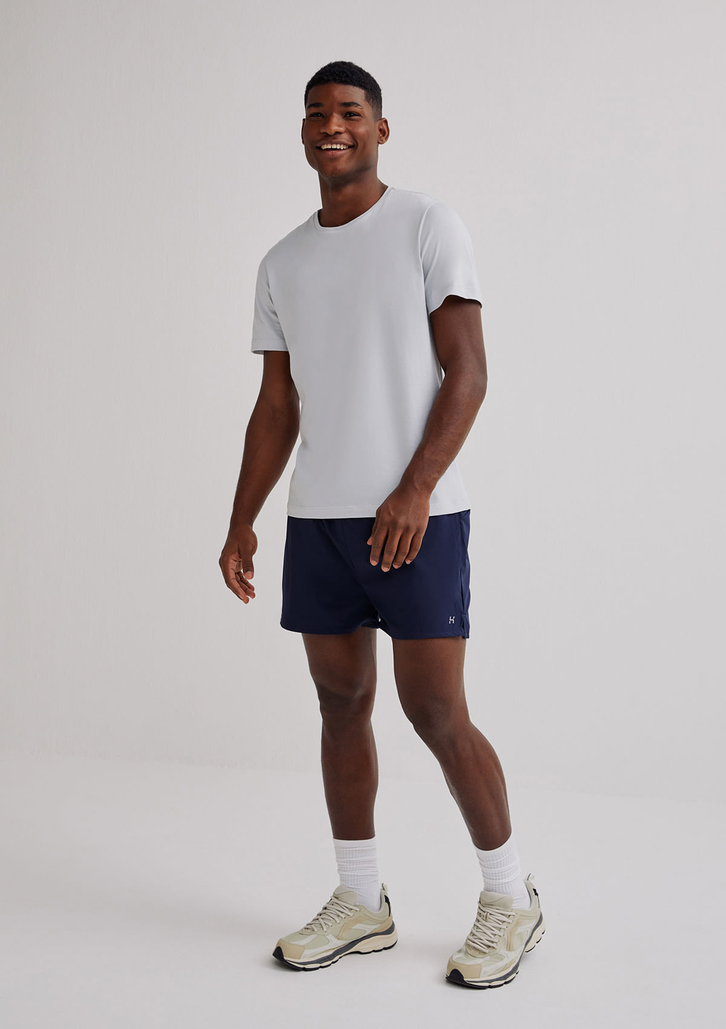 Shorts Esportivo Azul Hering Masculino Proteção Uv 50+