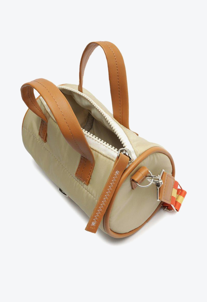 Bolsa Mini Tote Nude Anacapri Nylon Pequena