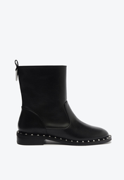 Bota Marrom Schutz Bennie Mid Cal Couro | ZZ MALL
