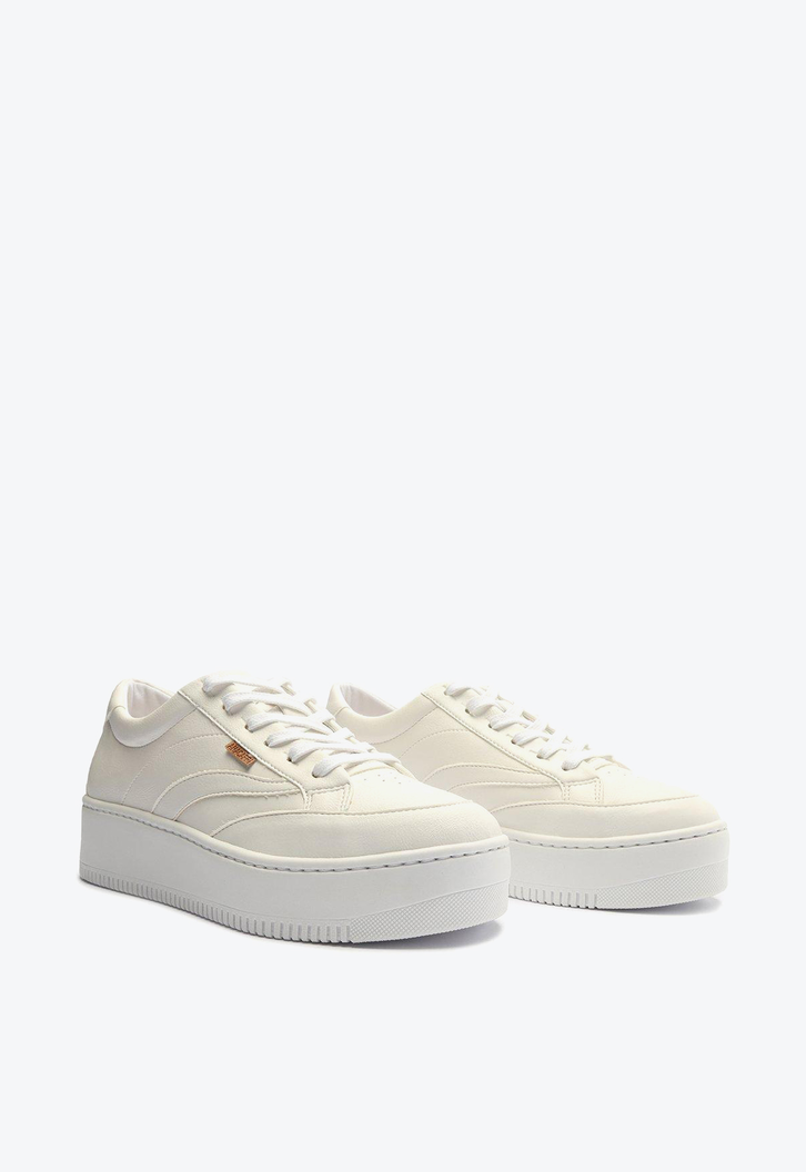 Tênis Branco Anacapri Detalhes Flatform