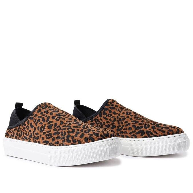 tenis slip on animal print anacapri