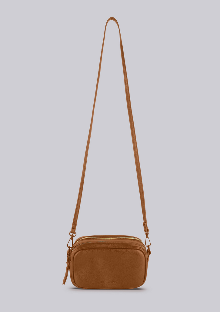 Bolsa Marrom Hering Feminina Tiracolo PU