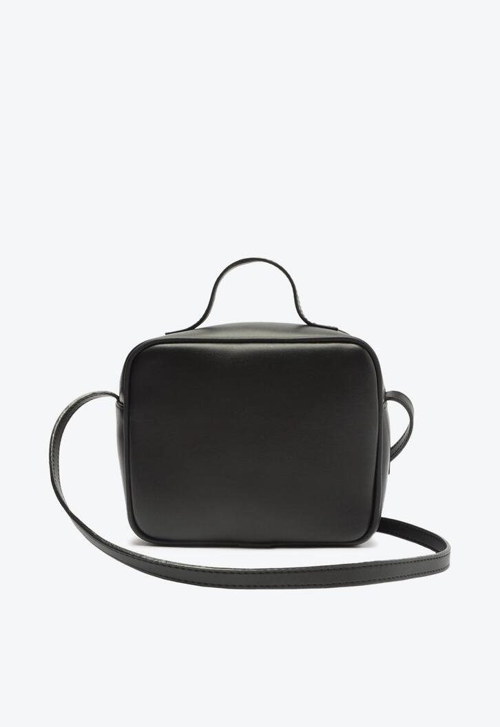 Crossbody Quadrada Preta Média