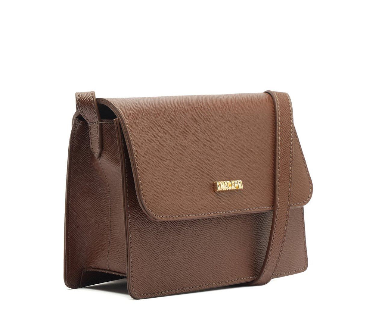Bolsa Tiracolo Pequena Seiva Marrom | ZZ MALL