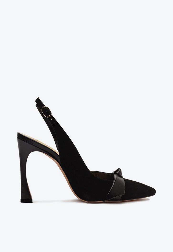 Asymmetric Clarita Slingback 100 Black