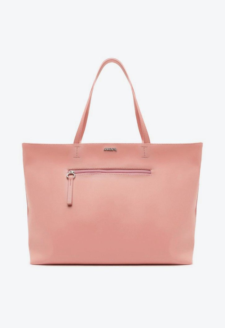 Bolsa Shopping Rosa Anacapri Zíper Grande
