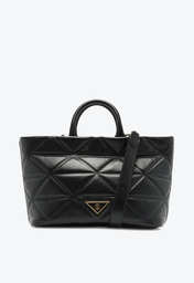 Bolsa Shopping Preta Schutz Grande Poppy Couro