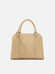 Bolsa Tote Bege Arezzo Couro Piazza Média