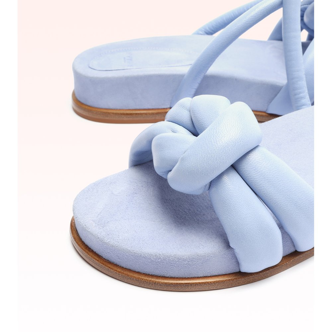 V-Knot Sandal Leather Caribbean Blue