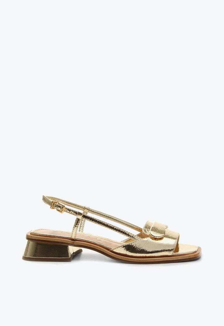 Slingback Constança Dourado