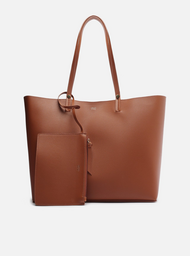 Bolsa Shopping Marrom Grande